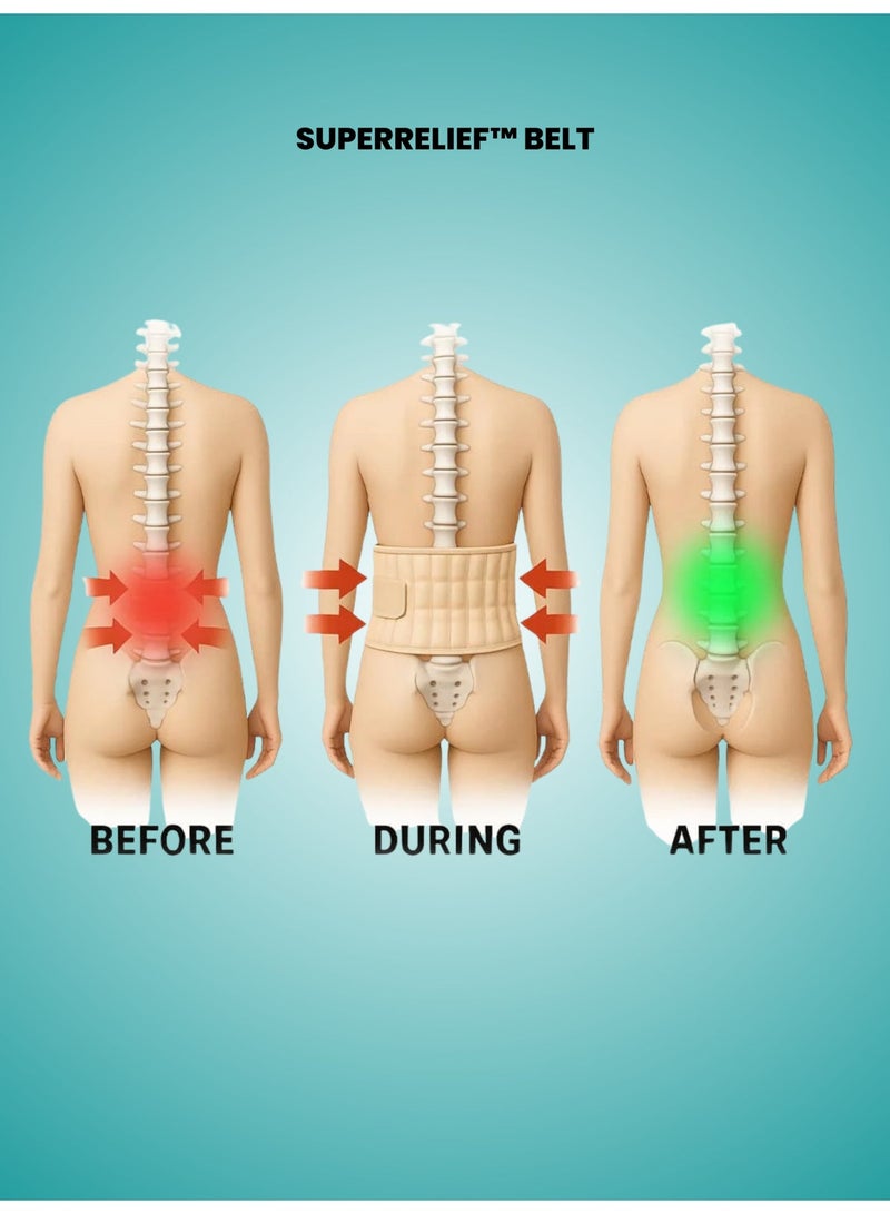 AL ARAS Lumbar Decompression Support Belt | Adjustable Inflatable Back Support with Air Pump - Image 5